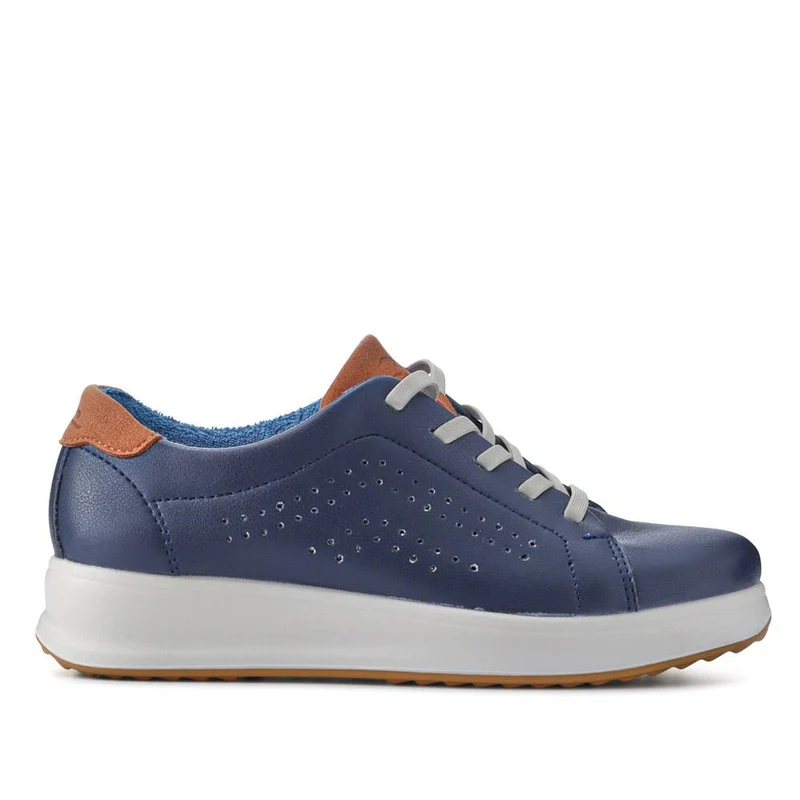 Fly Flot Anatomic Breathable Lace Up Trainers - FLY41500 / 326 670 - Navy