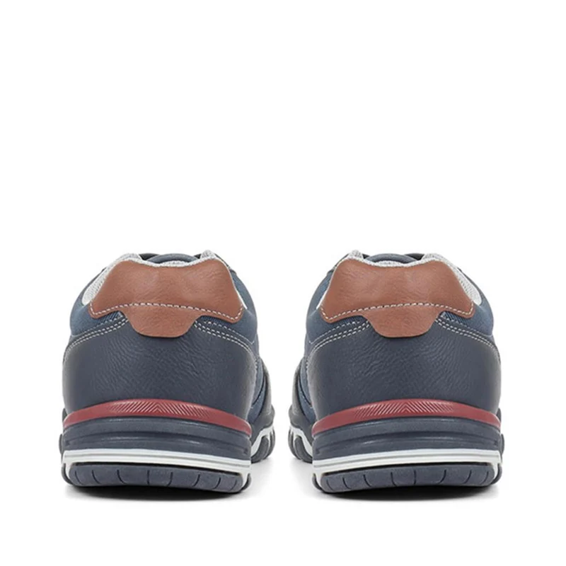 Lace-Up Trainers - VSHI32001 / 319 327 - Navy Multi