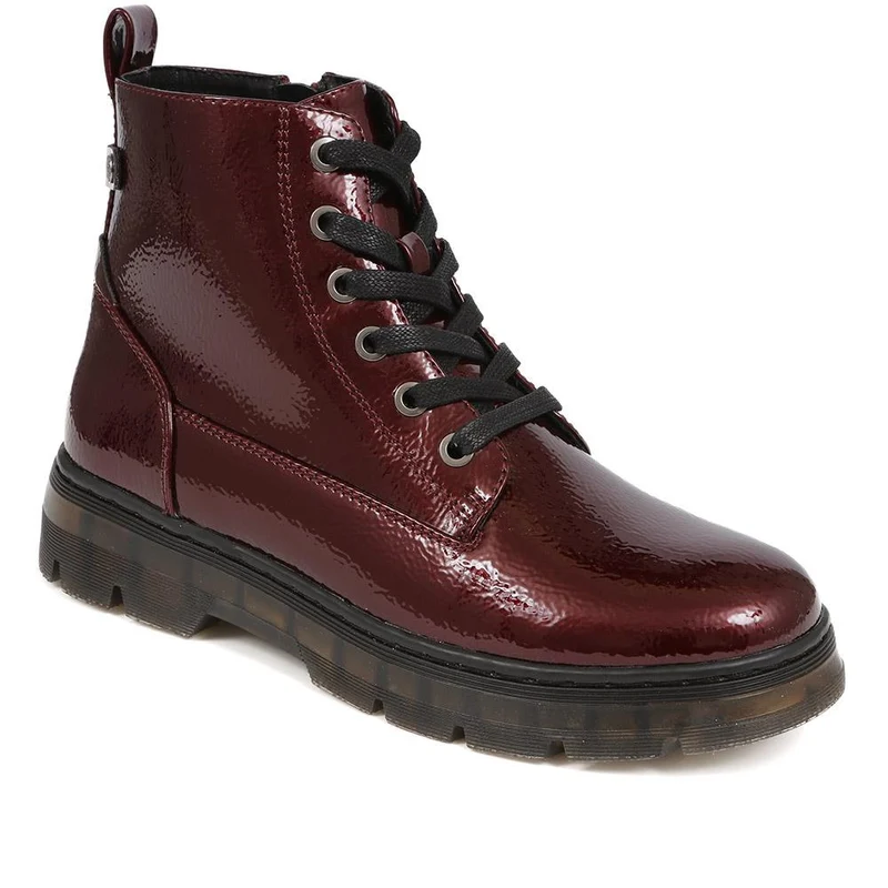 Lace-Up Ankle Boots - WOIL40054 / 326 239