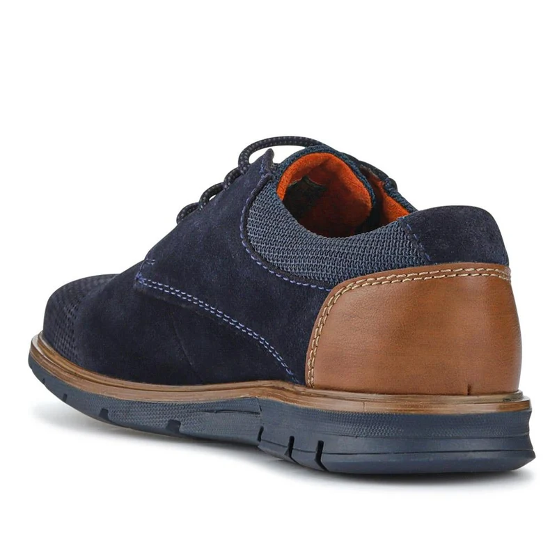 Smart Leather Gripped Shoes - BUG41506 / 326 685 - Navy