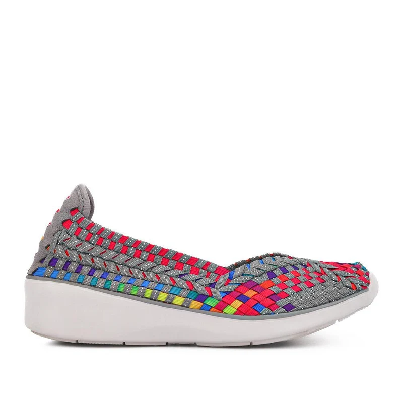 Stretch Fit Memory Foam Slip On Pumps - BRK35079 / 322 014 - Multi