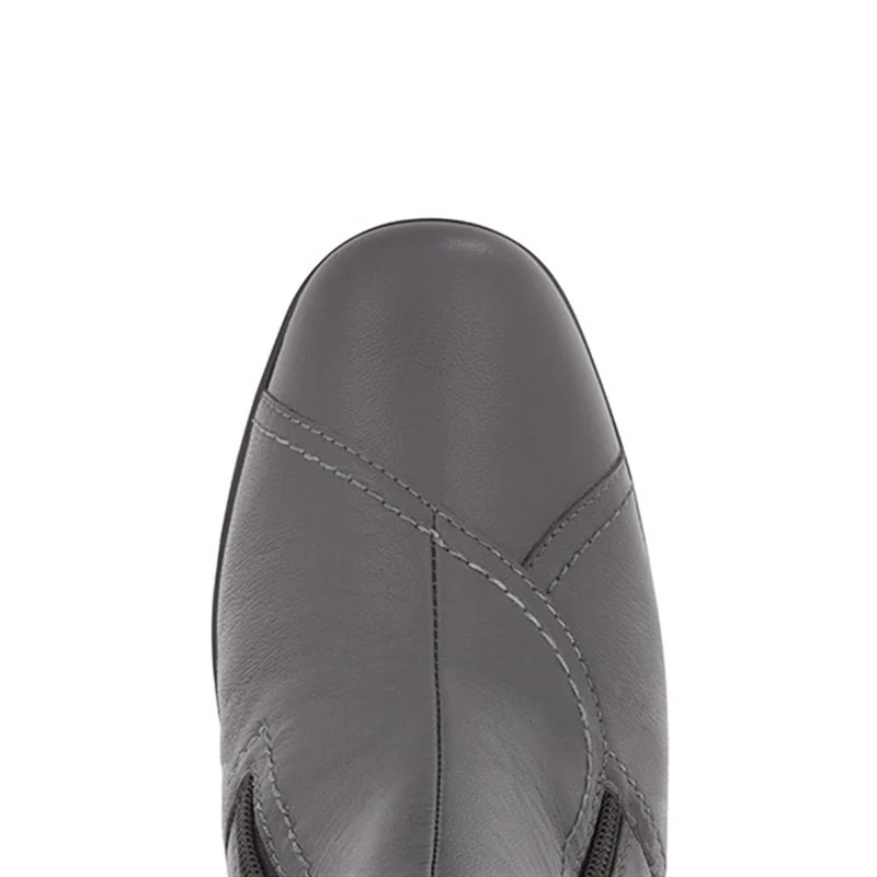 Leather Ladies Ankle Boots - HSKEMP1811 / 146 311 - Grey