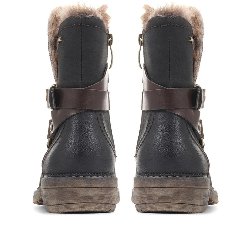 Casual Ankle Boots - CENTR36037 / 322 471 - Black