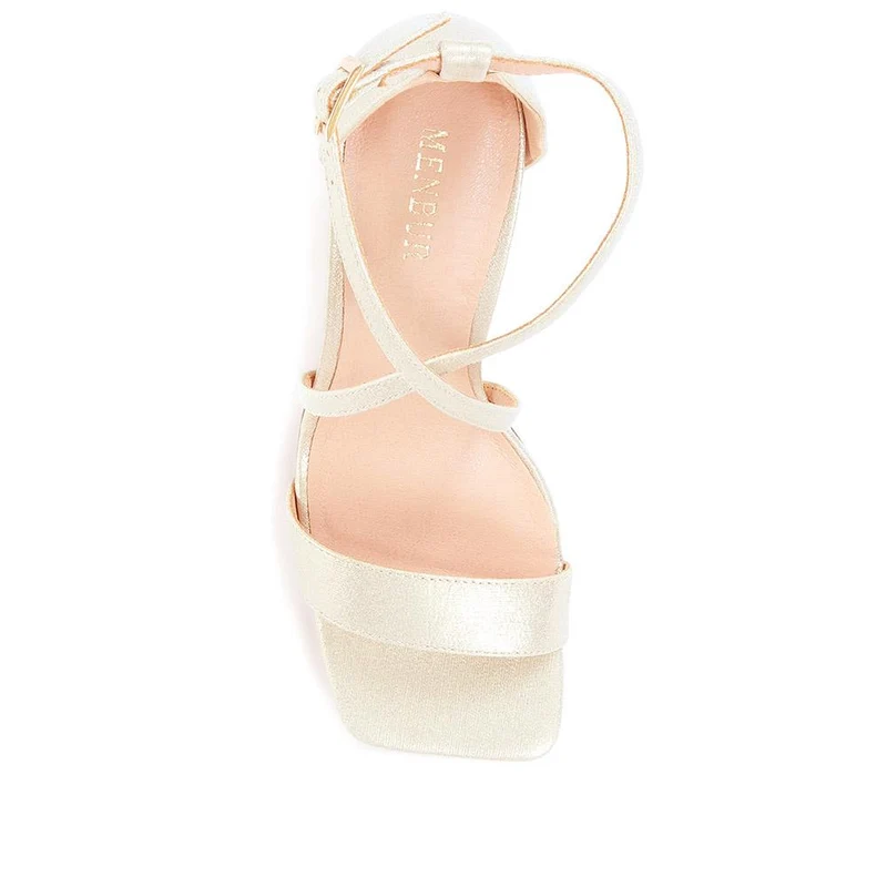 Square Toe Stilettos - MENBU36501 / 322 714 - Gold