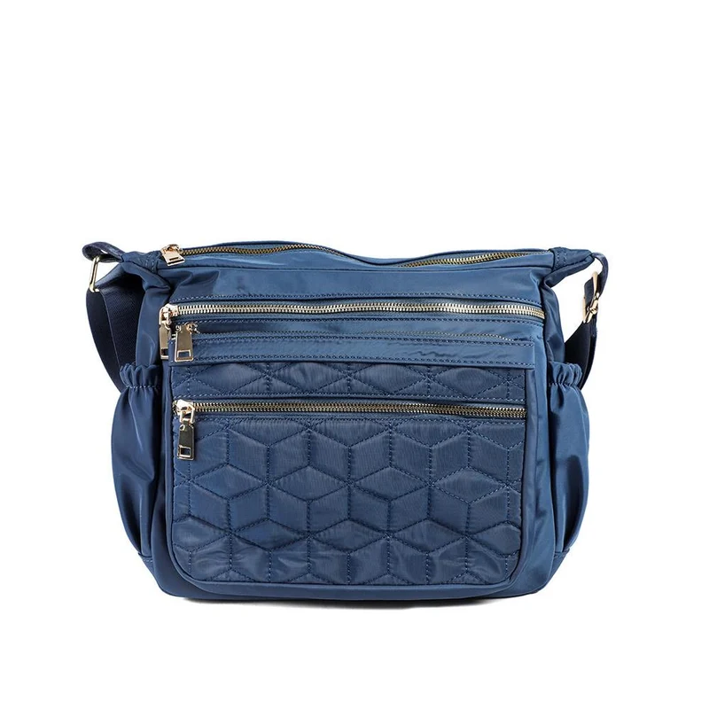 Quilted Multi Zip Crossbody Bag - WAHT43007 / 329 324