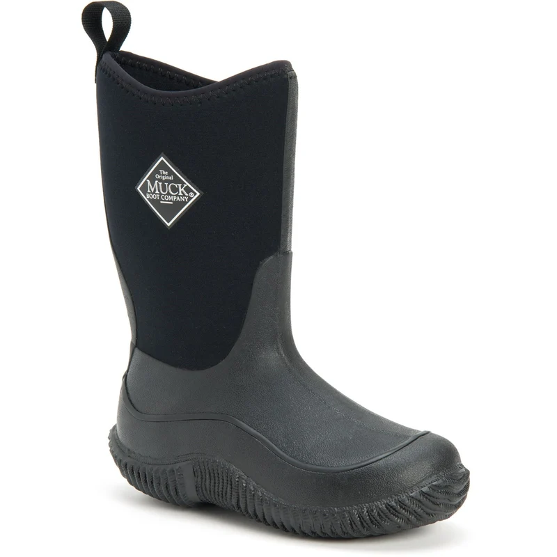 Muck Boots Hale Pull On Gummistiefel für Kinder – Schwarz