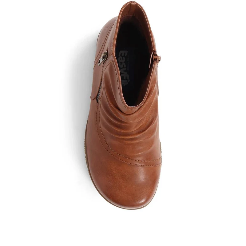 Extra-Wide Fit Smart Ankle Boots - WINFREY / 324 198 - Tan