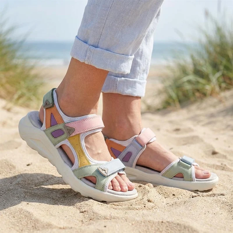 Adjustable Touch Fasten Sandals - DDIN43000 / 329 123 - Multi