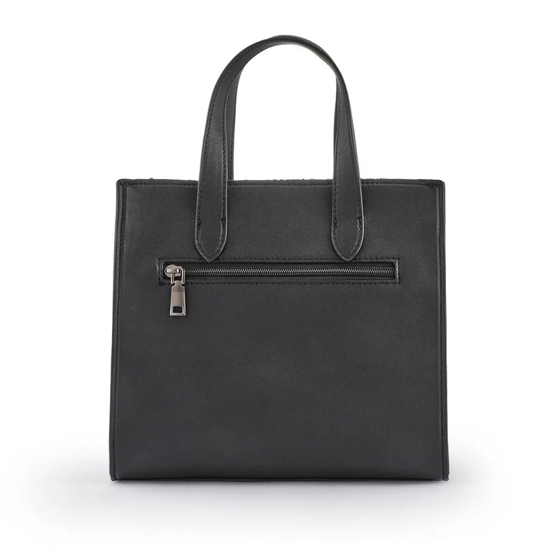 Floral Tote Bag - RIM38025 / 324 679 - Black Tweed
