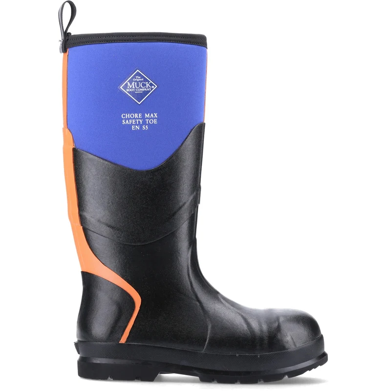 Muck Boots Unisex Chore Max S5 Sicherheits-Gummistiefel – Blau