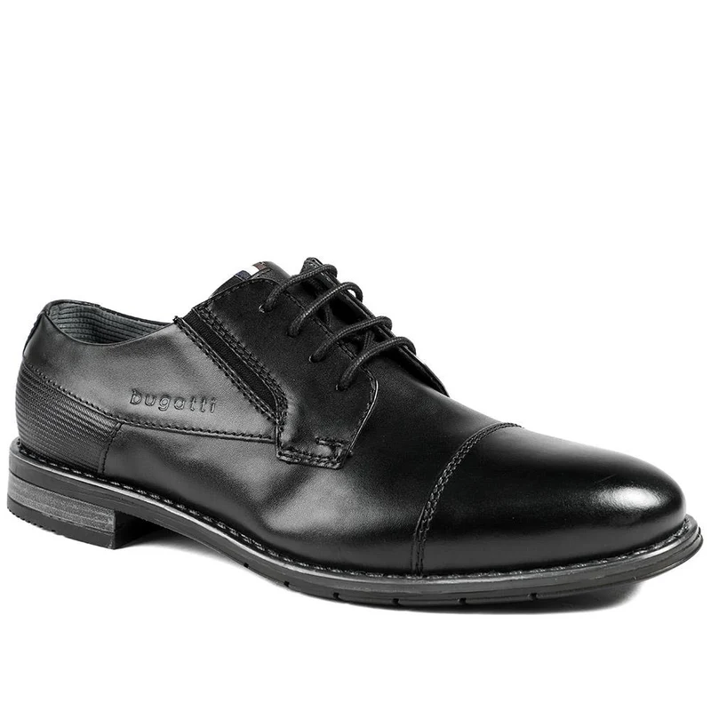 Smart Leather Lace Up Shoes - BUG43501 / 328 751 - Black