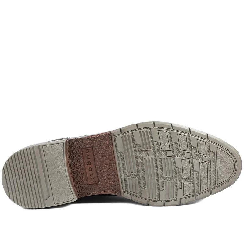 Leather Lace Up Dress Shoe - BUG43510 / 328 752 - Dark Brown