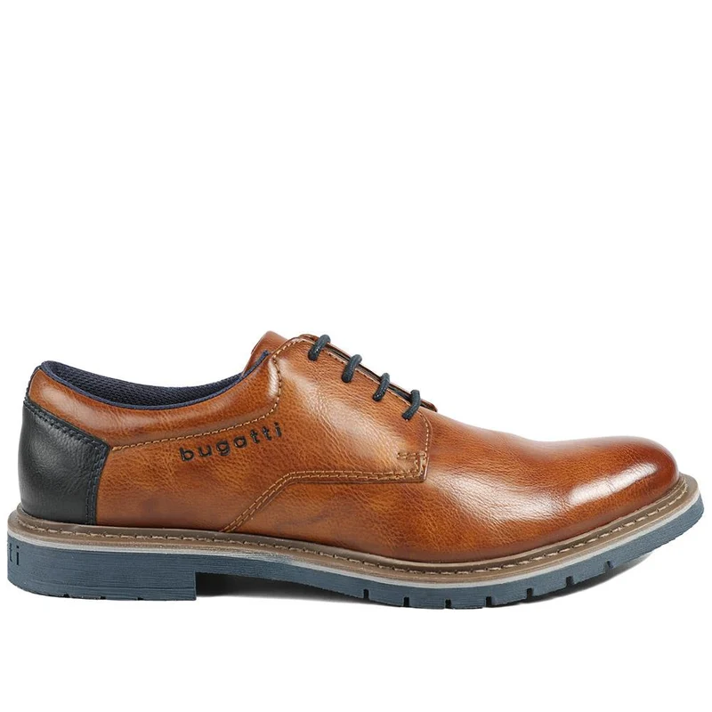 Bugatti Smart Leather Lace Up Shoes - BUG43512 / 328 754 - Tan