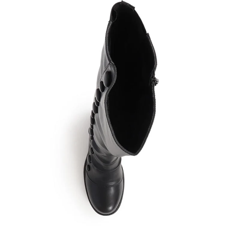Knee-High Boots - WBINS40107 / 325 984 - Black