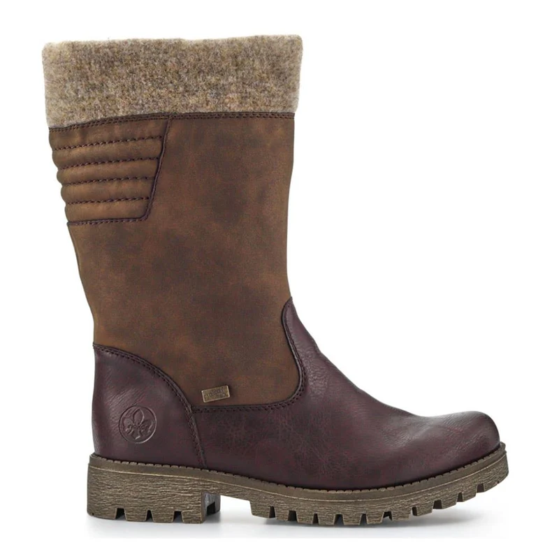 Warm-Lined Long Boots - RKR40524 / 326 103 - Brown