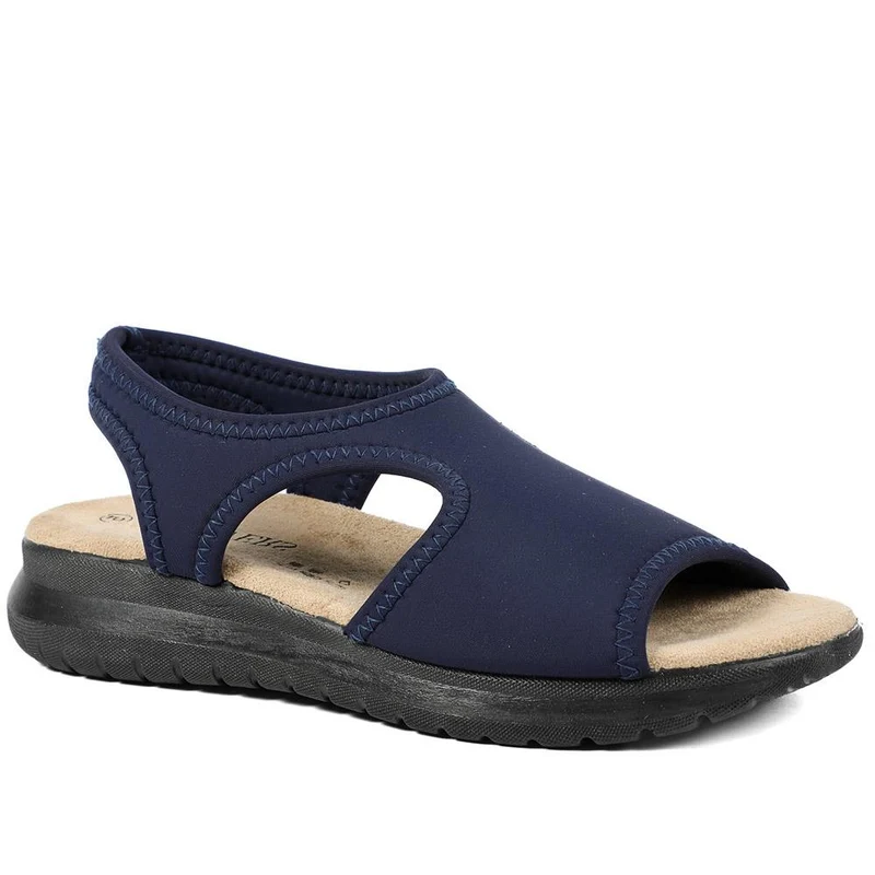 Stretch Comfort Sandals with Cushioned Insole - POLY43001 / 329 021