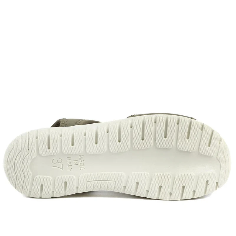Stretch Comfort Sandals with Cushioned Insole - POLY43001 / 329 021 - Khaki