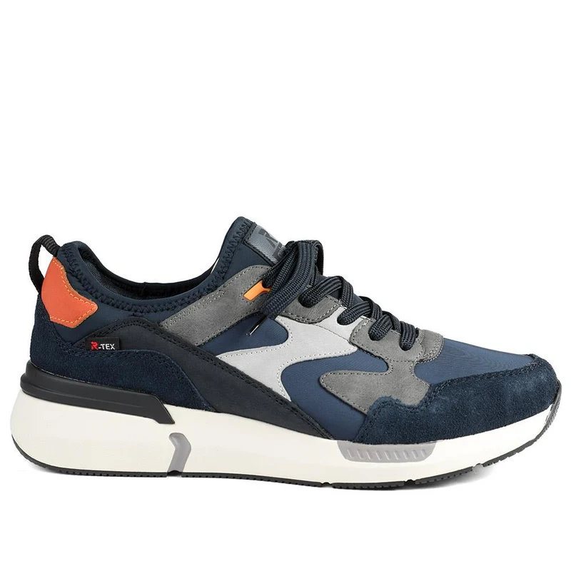 Rieker Sport Lace Up Trainers - RKR43586 / 329 447 - Navy Multi