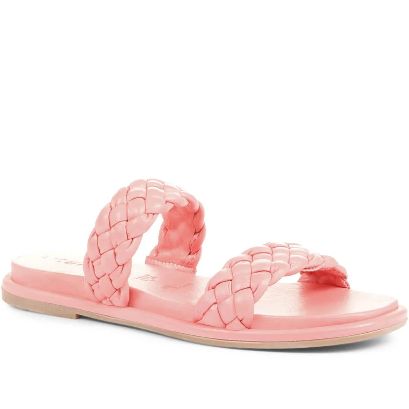 Leather Mule Sandals - TAM35505 / 321 483 - Pink