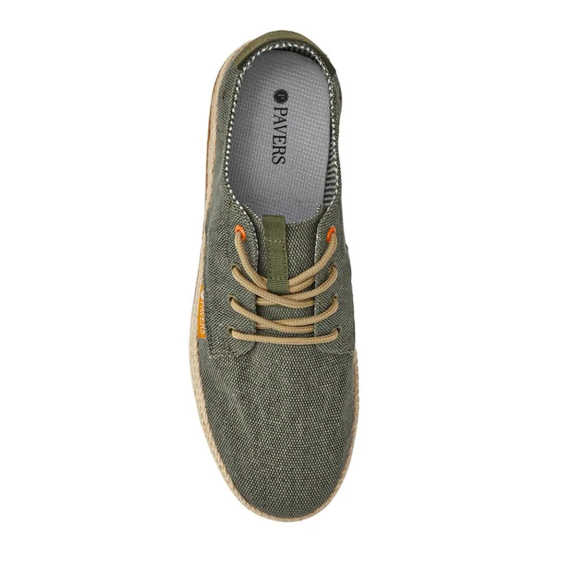 Cushioned Lace-Up Shoes - XIAM41016 / 327 171 - Khaki