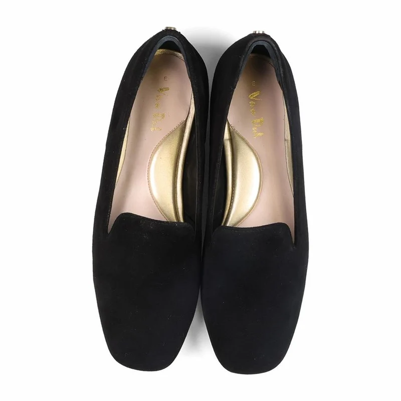 Essential Comfort Flats - HALO - Halo / null - Black Suede