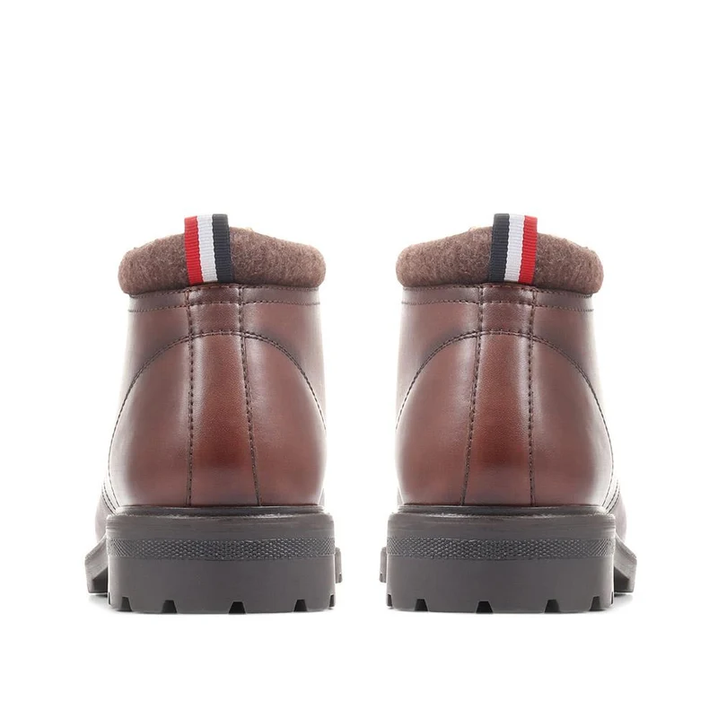 Leather Chukka Boots - RNB36013 / 322 749 - Dark Brown