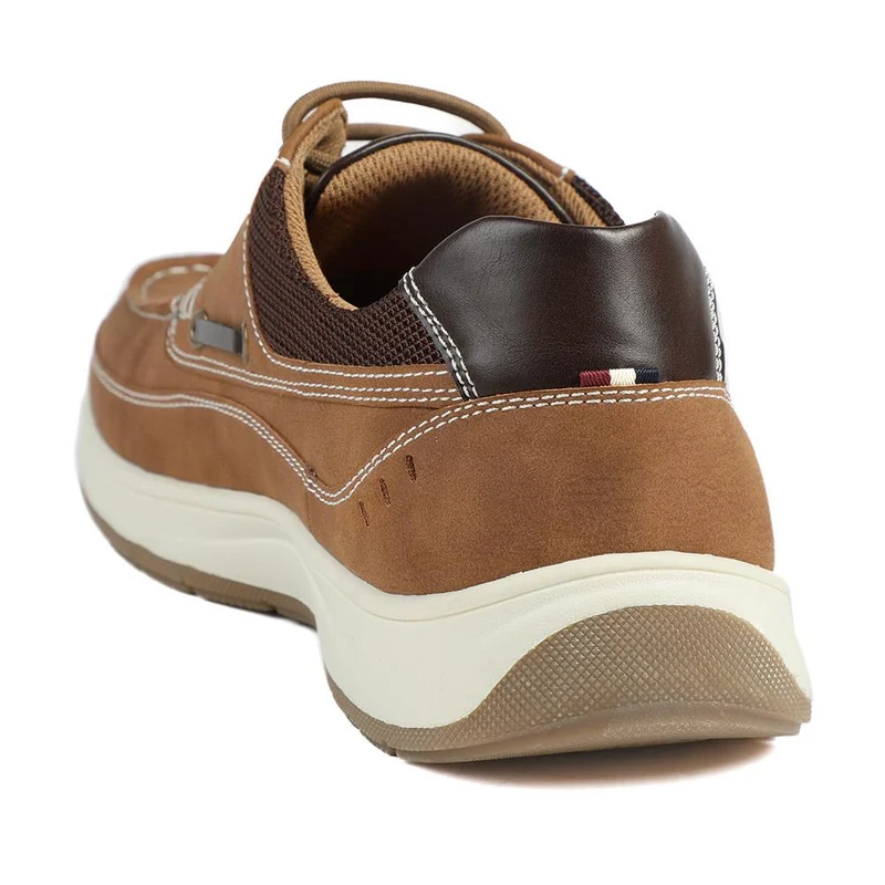 Wide Fit Lightweight Lace Up Shoes - CHANG43000 / 328 832 - Tan