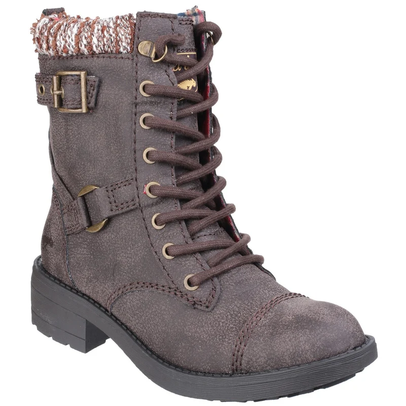 Rocket Dog Damen Thunder Galaxy Biker-Stiefel – Braun