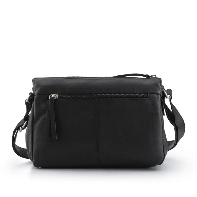 Leather Quilted Crossbody Bag - JWNBG41000 / 327 769 - Black