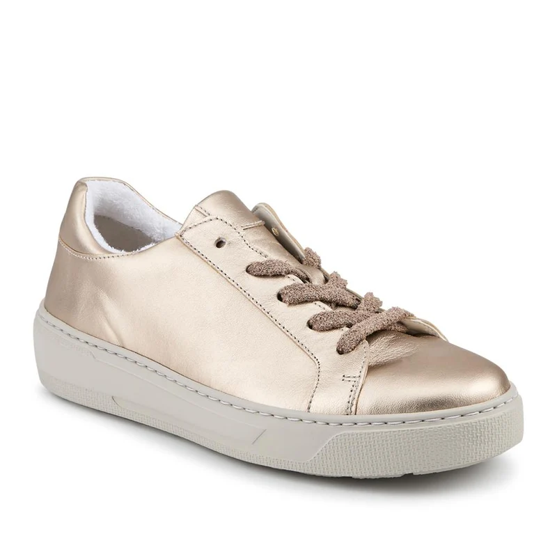 Gabor Leather Platform Trainers - GAB43001 / 328 667 - Gold