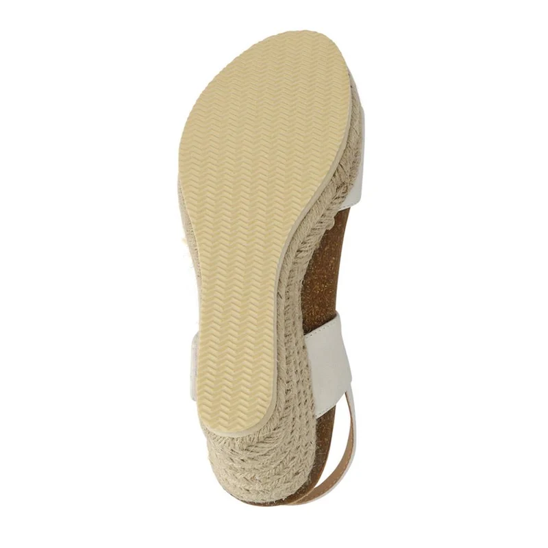 Wedge-Heeled Espadrilles - BELWBINS41056 / 327 236 - White