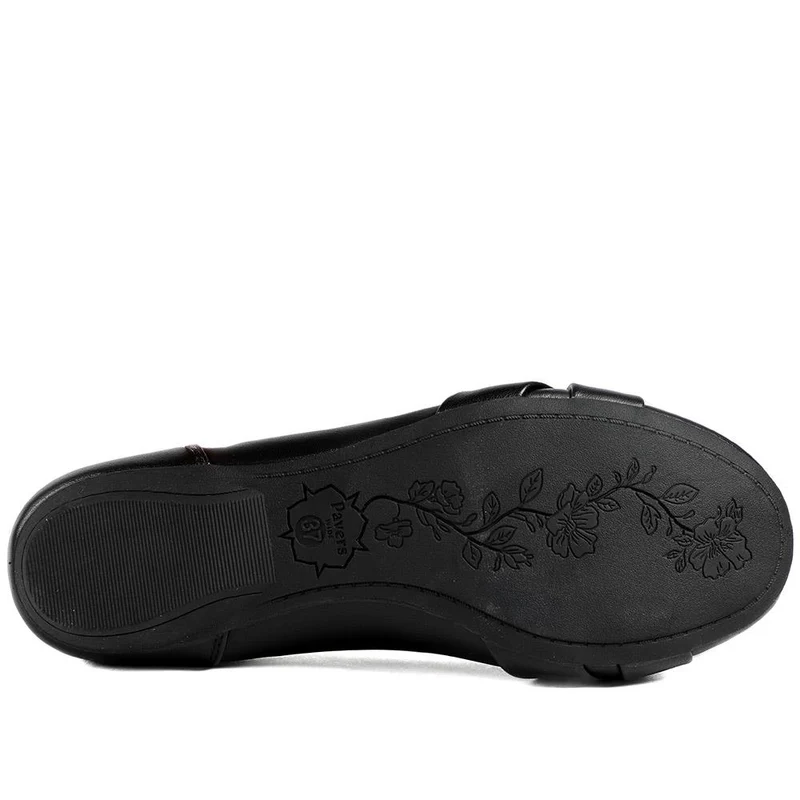 Wide Fit Comfort Ballet Flats - WBINS43067 / 329 024 - Black