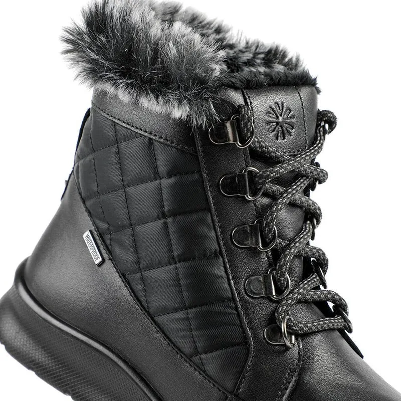Padders Leather Soft Lined Weather Boots - GOOD42505 / 328 852 - Black