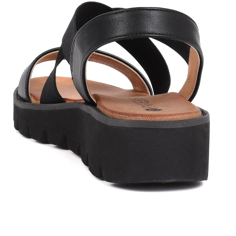 Slip On Chunky Sandals - BAIZH39011 / 325 194 - Black