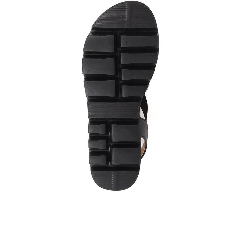 Slip On Chunky Sandals - BAIZH39011 / 325 194 - Black