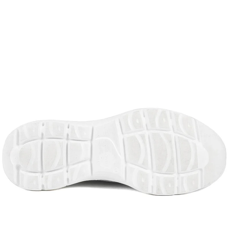 Easy Step In Wide Fit Memory Foam Lace Up Trainers - BOJIE43000 / 328 888 - Charcoal