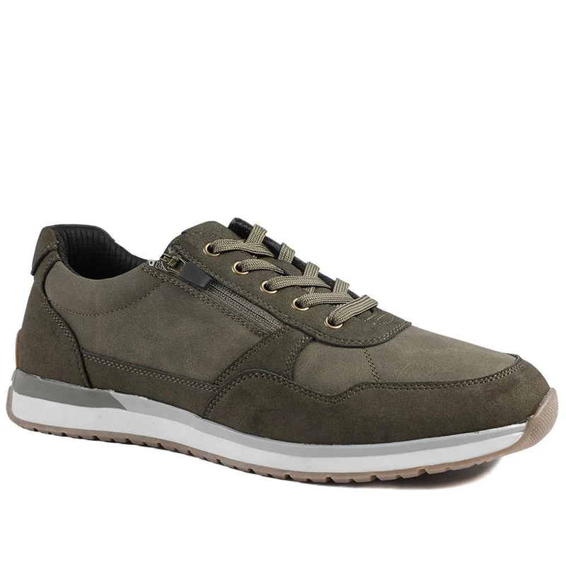 Lace Up Trainer with Grip Sole - GANG42005 / 327 859