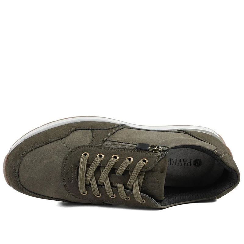 Lace Up Trainer with Grip Sole - GANG42005 / 327 859 - Khaki