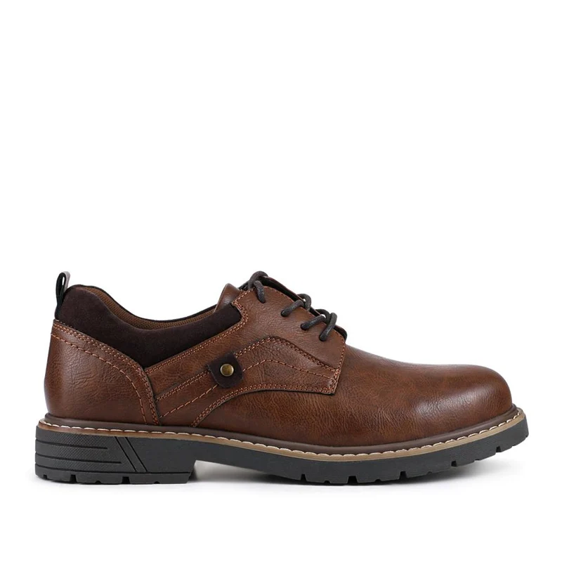 Casual Lace-Up Shoes - WOIL42023 / 328 047 - Tan
