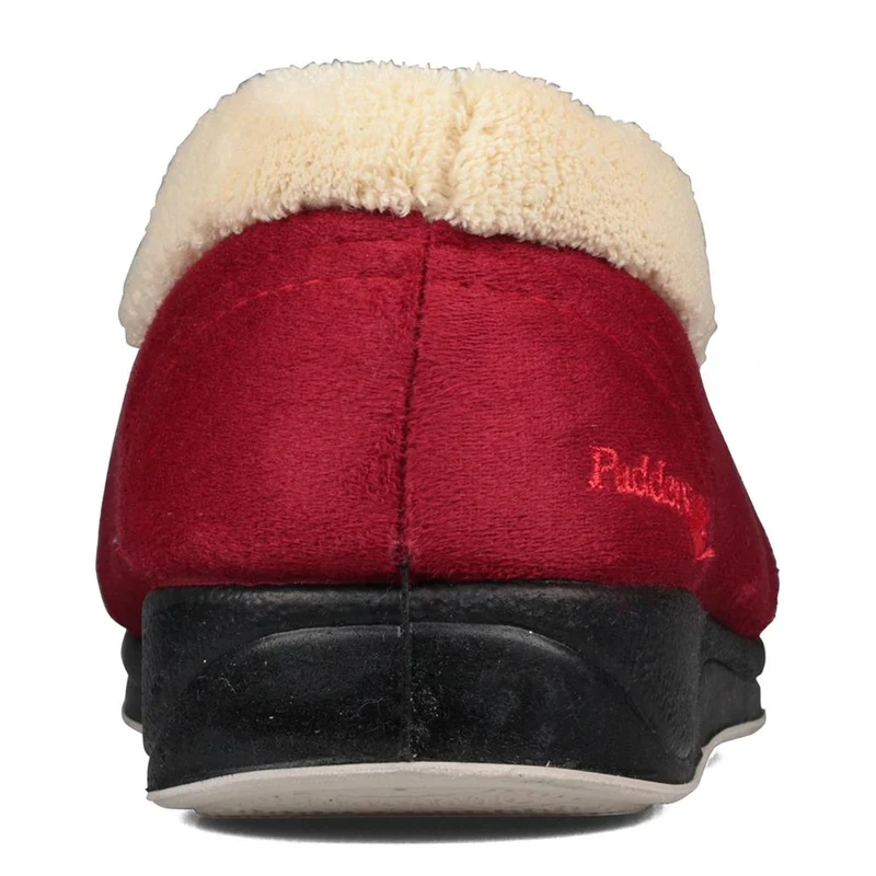 Padders Ladies Slippers 2E Fit Vulcanised - CARMEN - Carmen / null - Red