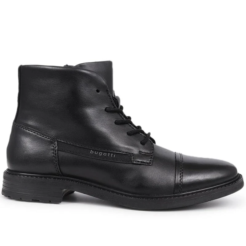 Lace-Up Ankle Boots - BUG40505 / 325 712 - Black