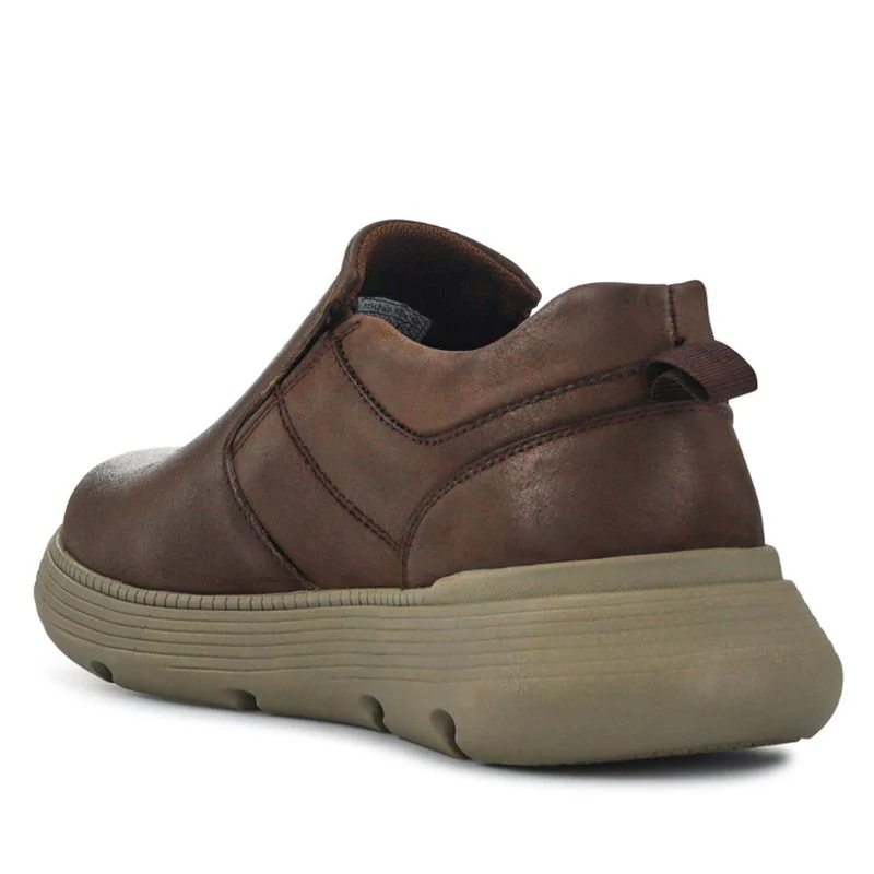 Casual Leather Slip-On Shoes - RISI41000 / 326 954 - Brown