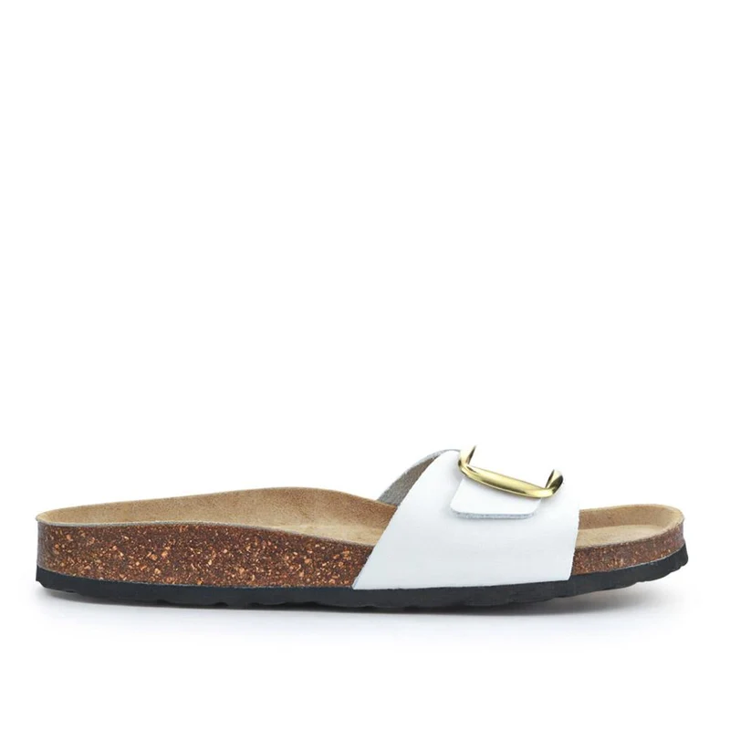 All-Leather Slip-On Mules - PATRI39014 / 326 634 - White