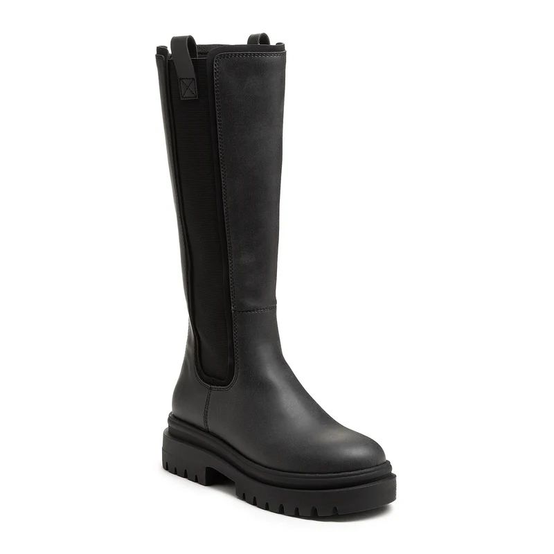 Rocket Dog Damen Drea Long Boot - Schwarz