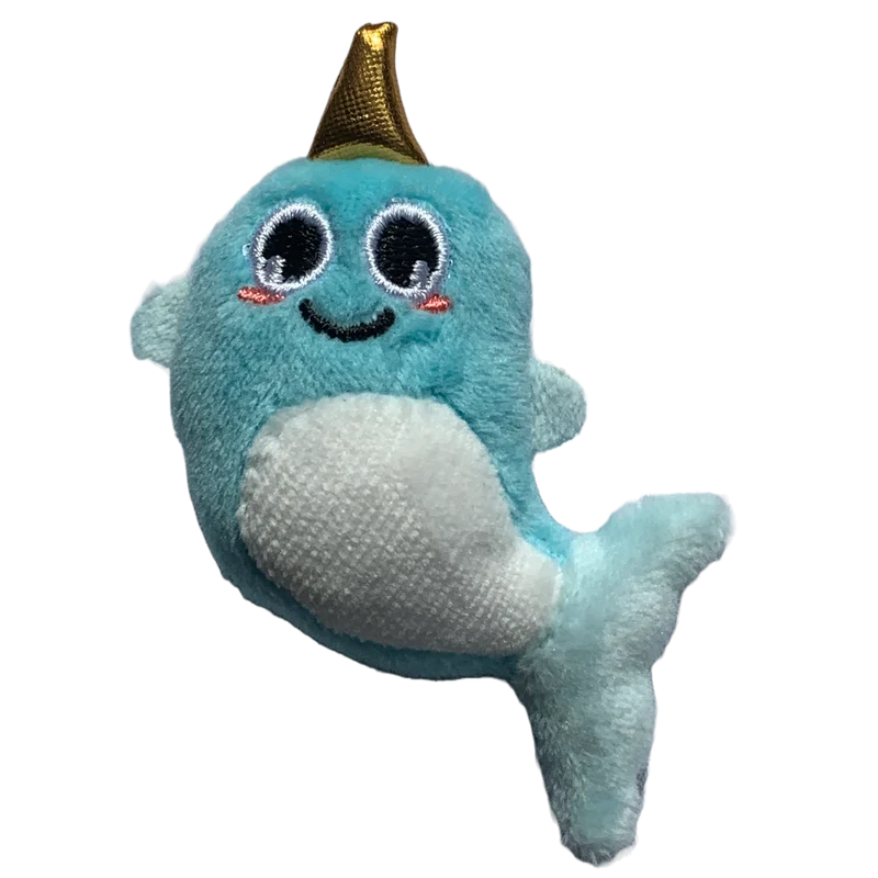 Crocs Jibbitz Blauer Plüsch-Freund-Charm