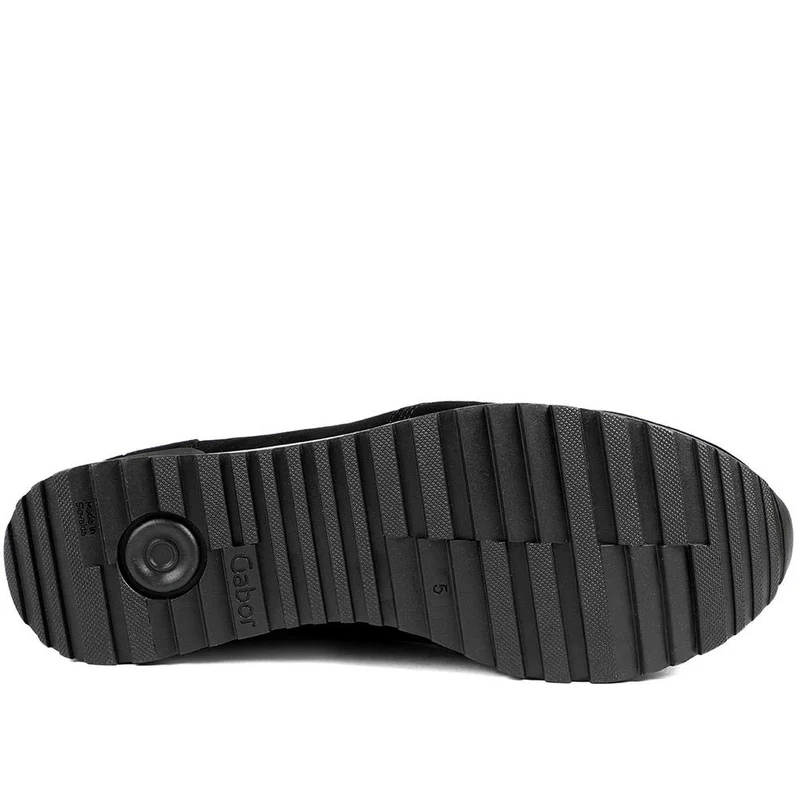 Gabor Nulon Suede Trainers - GAB42032 / 329 513 - Black