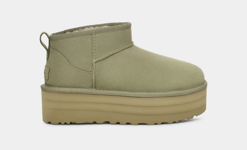UGG Ultra Mini-Plateaustiefel für Damen – Shaded Clover