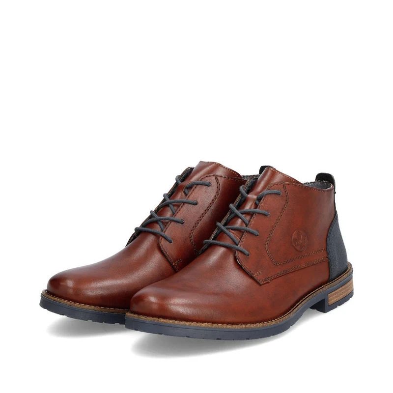 Rieker Herren-Chukka-Stiefel aus Leder – Braun