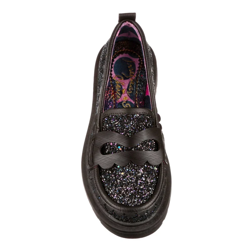 Irregular Choice Damen Old Dawg Loafer - Schwarz