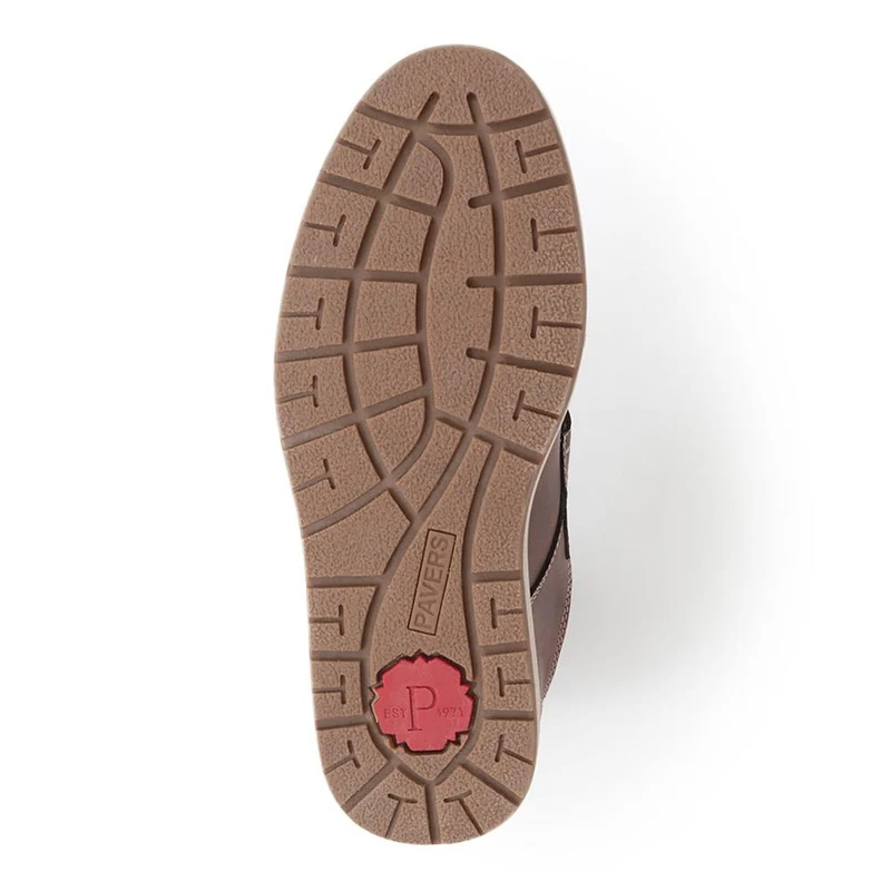 Wide Fit Touch-Fasten Trainers - WBINS40055 / 325 793 - Brown